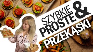 SZYBKIE ZDROWE PRZEKĄSKI  NA SYLWESTRA IMPREZĘ URODZINY  Codziennie Fit [upl. by Atirhs]