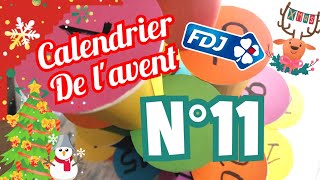 🎅 N°11 Calendrier de lavent FDJ Grattage FDJ 2020🐞 🍀 🤞 60 [upl. by Rexferd]