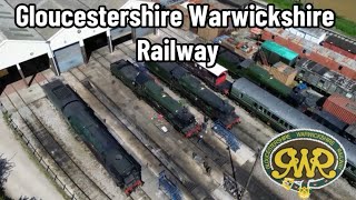 Gloucestershire Warwickshire Railway  Toddington Depot  GWR 6880 Betton Grange ready for the Gala [upl. by Ardnajela785]