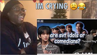 are seventeen idols or comedians seventeen funny momentsREACTION [upl. by Fafa720]