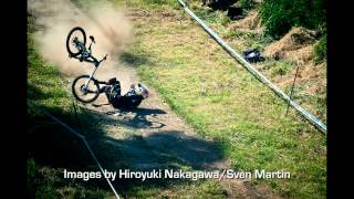 Gee Athertons Awful Mountain Bike Crash at Mont Sainte Anne [upl. by Hadihahs]