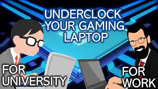 Underclock Your Gaming Laptop But why [upl. by Noimad656]