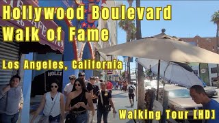 HD Hollywood Boulevard Walking Tour Los Angeles [upl. by Madancy40]