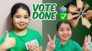 Aayat Arif  Vote Done  Vlog [upl. by Thornton]