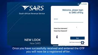 SARS eFiling  How to Register [upl. by Llednor39]