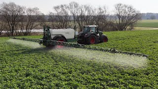 FENDT 826 mit iNUMA PROFESSIONAL 7030 Pflanzenschutzspritze  4K [upl. by Inalel702]