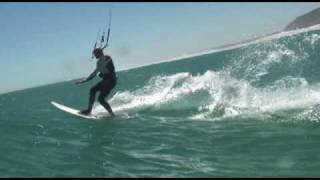 Great White Attacks Kitesurfer cameraman  South Africa [upl. by Eladnek258]