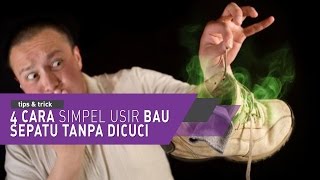 4 Cara Simpel Usir Bau Sepatu Tanpa Dicuci [upl. by Oesile]