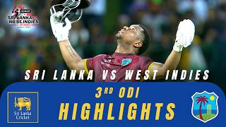 3rd ODI  Highlights  West Indies Tour Of Sri Lanka  26th October 2024 [upl. by Nwahsad285]