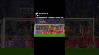 WardProwse free kick goal [upl. by Eelsnia401]