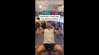 How to Properly Perform the Arnold Press Youre Doing It WRONG [upl. by Tompkins]