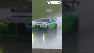 Rain Causes Absolute Chaos At The British GT Round At Donington Park [upl. by Nnyleitak]