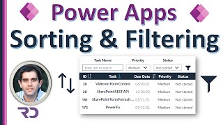 Power Apps Sort and Filter on Multiple Columns [upl. by Neural682]