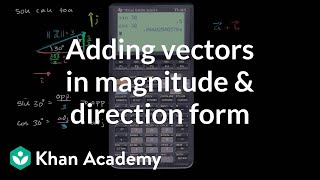 Breaking down vectors into components  Vectors  Precalculus  Khan Academy [upl. by Akierdna]