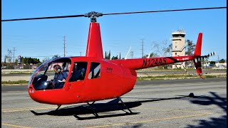 Epic Robinson R44 Raven II Helicopter Start Up amp TakeOff Call for Flight Training amp More N124AS [upl. by Hephzibah44]