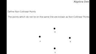 NonCollinear Points [upl. by Romina]