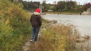 Fishing saugeen river Denny’s damn Southampton [upl. by Eevets908]