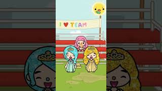 Princess Golden Hair or Princess Blue Hair  tocalifeworld tocaboca shorts [upl. by Irehs]