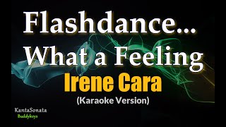 FlashdanceWhat A Feeling  Irene Cara Karaoke Version [upl. by Hewart24]