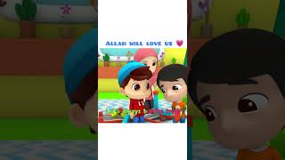 Allah will love us  Islamic Series amp Songs For Kids  Omar amp Hana English [upl. by Anaya]