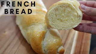 HOW TO MAKE FRENCH BREAD AT HOME  HOMEMADE FRENCH BREAD RECIPE [upl. by Dnalyar]