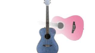 Daisy Rock Debutante Junior Miss Short Scale Acoustic Guitar [upl. by Gardel149]