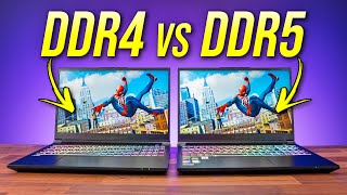 DDR4 vs DDR5 Laptop Comparison  10 Game Test [upl. by Ho326]