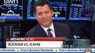 Billionaire Brawl Icahn vs Ackman  CNBC [upl. by Attenor]