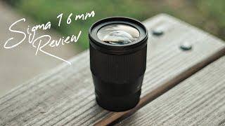 Sigma EFM 16mm F14 Review  The BEST Wide Angle Prime Lens for Canon M50 [upl. by Hcurab]