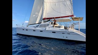 Privilege 495 Catamaran  Full WalkThrough Unlimited Freedom on the Ocean [upl. by Thury]