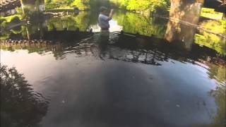 NEW JERSEY FLY FISHING ON THE RAMAPO RIVER WITH DIEHARDOUTDOORSCOM [upl. by Mushro282]