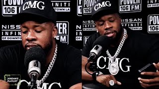 Yo Gotti Stops Interview to Answer Angela Simmons Call [upl. by Lefty]