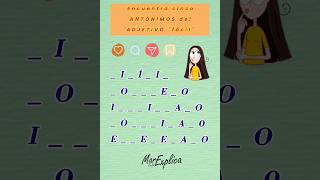 🤔 Encuentra cinco ANTÓNIMOS del ADJETIVO quotfácilquot lenguaespañola vocabulario eso bachillerato [upl. by Winni]