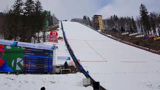 Kamil Stoch 247m seria próbna Planica [upl. by Reifnnej]