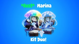 The BEST Marina Kit Duo ftRJPLAYZZ Speedrun Roblox Bedwars [upl. by Eatnod]