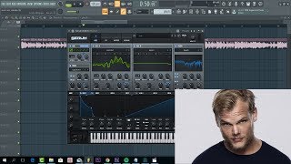 Avicii  SOS Remake In Fl Studio Serum Tutorial [upl. by Lebatsirc]