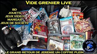 VIDE GRENIER LIVE  CARNAGE EN VG ENFIN UN COFFRE PLEIN [upl. by Analle421]