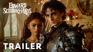 Edward Scissorhands 2025  First Trailer  Timothée Chalamet Zendaya [upl. by Arahd]