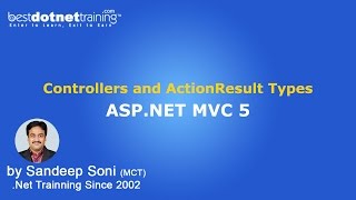 ASPNet  MVC 5 Tutorial Controllers and Action Result Types [upl. by Atims]