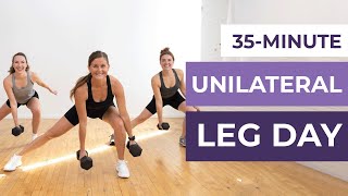 35Minute Unilateral Leg Workout [upl. by Notsnorb]