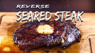 Reverse Sear Steak  Ribeye Steak How To  Pellet Grill [upl. by Sirhc896]