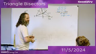 November 5 2024  Geometry  Triangle Bisectors [upl. by Mercuri]