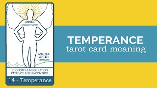 Temperance Tarot Card Reading and Meaning [upl. by Yarb]