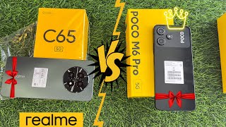 Poco M6 Pro 5G VS Realme C65 5G  Full Comparison   Best Budget Friendly✅ [upl. by Tips]