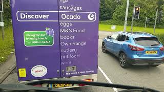 Ocado driver cant wait for green [upl. by Daggna]