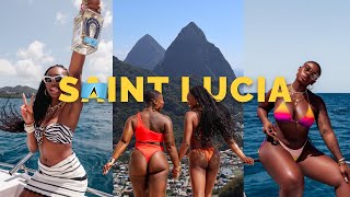 VLOG  EampG TAKE SAINT LUCIA AGAIN • quotTHIS IS THE BEST ISLAND YOU WILL EVER COME TO PERIODquot🇱🇨 [upl. by Ferde]