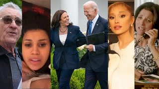 Celebs React To Biden Endorsing Kamala For US President [upl. by Horan]