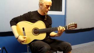 Joonas Widenius plays Koivisto Guitars quotFlamenco blancaquot [upl. by Calie]