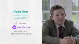 How does ReadampWrite help Ben in class and at home [upl. by Otrebliw901]