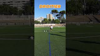 Gaucher VS Droitier  Prt3 football shoot challenge [upl. by Grassi853]